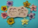 Orchid and Pansy Silicone Mould